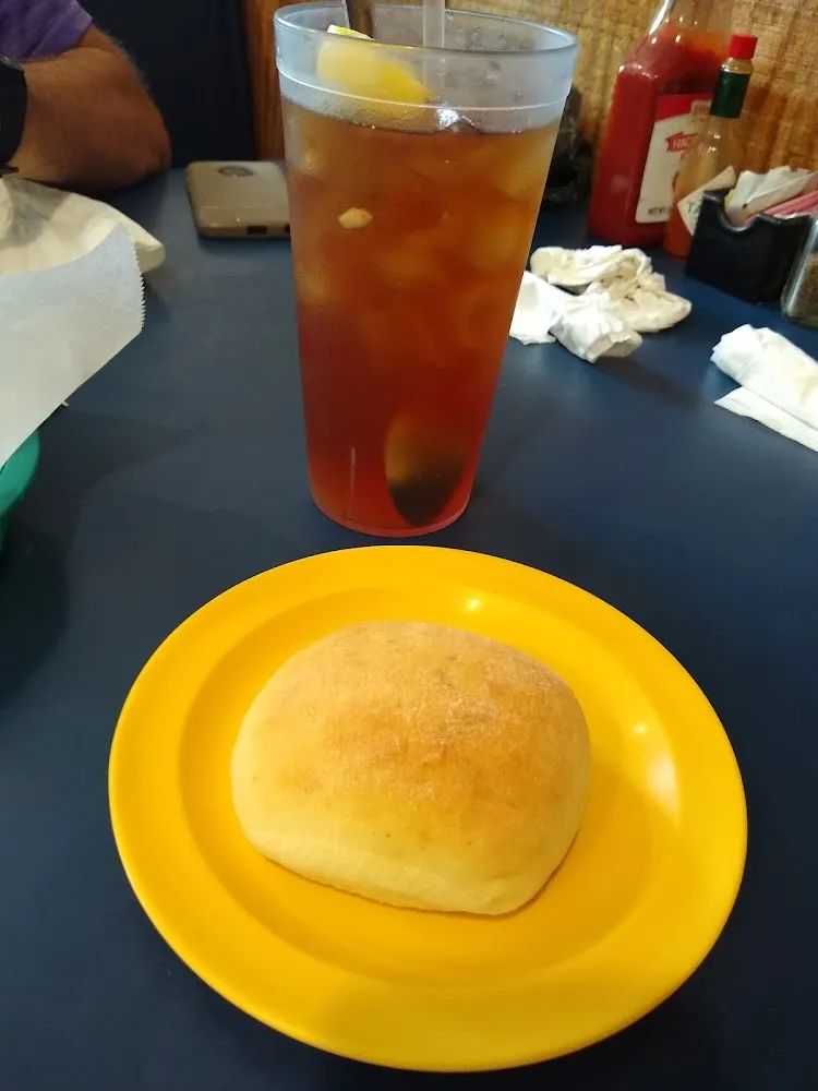 Iced Tea and Rolls
